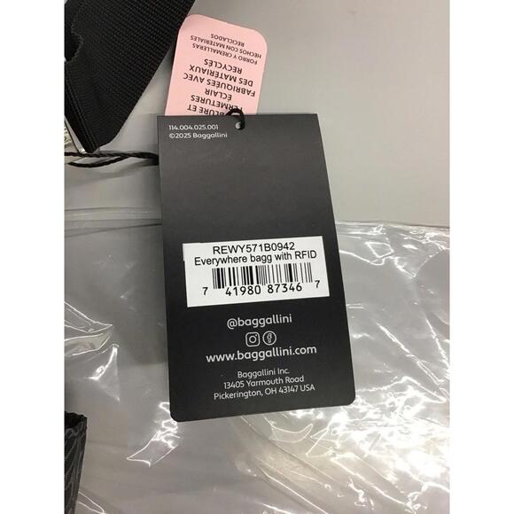 Baggallini everywhere bag patterned with adjustable strap and wallet new HSN - Picture 4 of 6